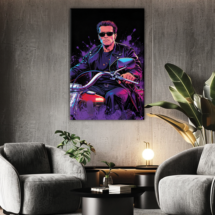 Terminator 2 Judgment Day (1991) — Arnold Schwarzenegger - POPART Canvas