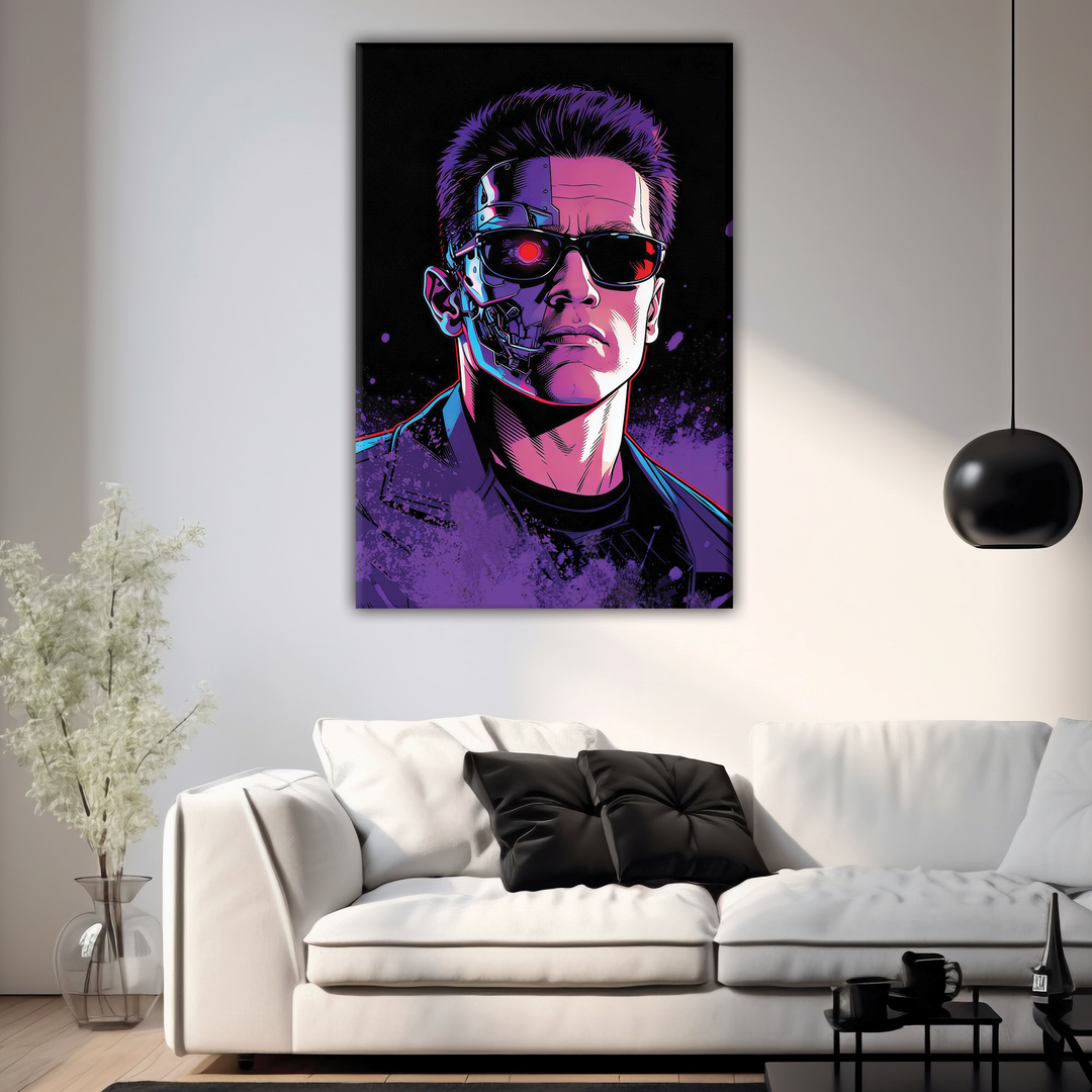 Terminator 2 Judgment Day (1991) — Arnold Schwarzenegger - POPART Canvas