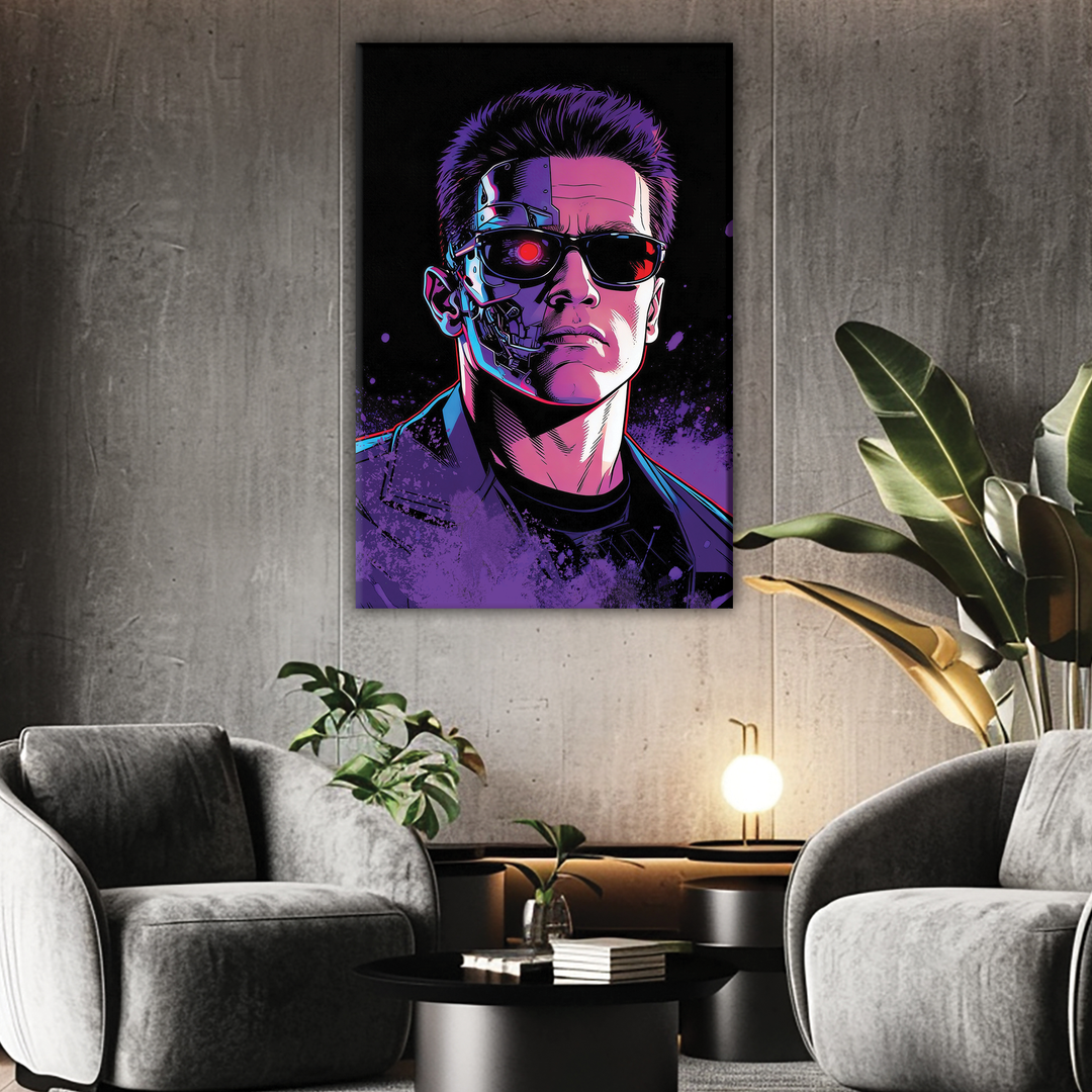 Terminator 2 Judgment Day (1991) — Arnold Schwarzenegger - POPART Canvas