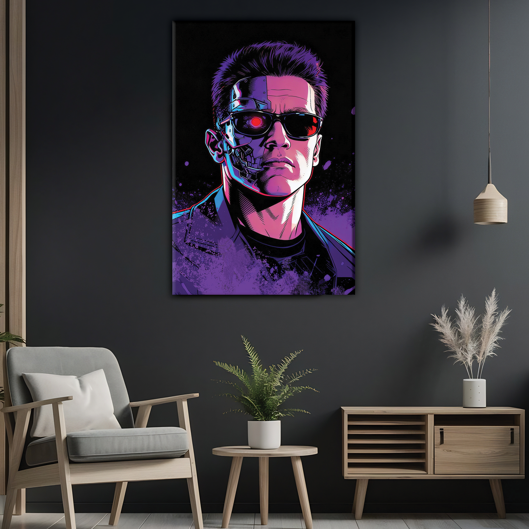 Terminator 2 Judgment Day (1991) — Arnold Schwarzenegger - POPART Canvas
