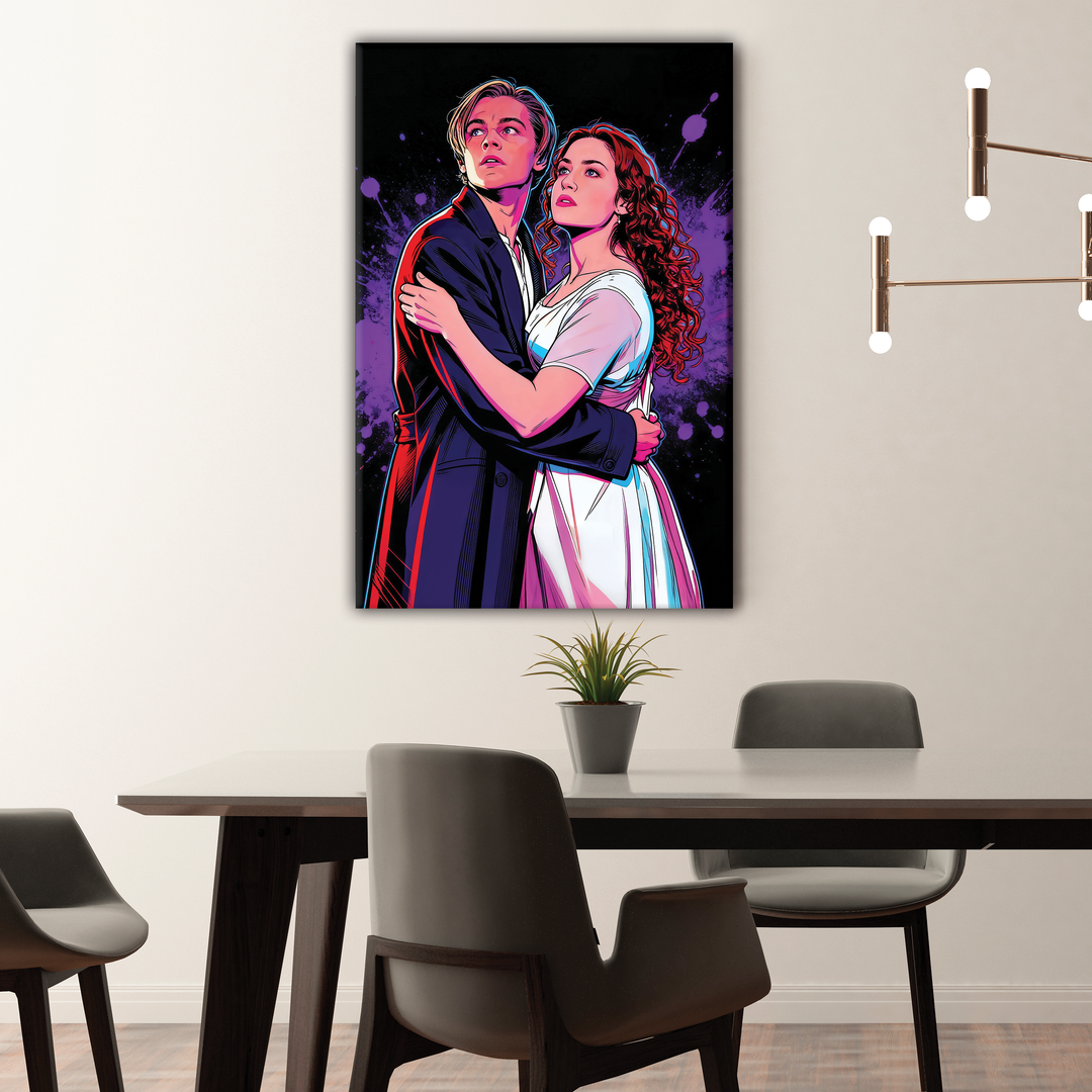 Titanic (1997) — Leonardo DiCaprio - Kate Winslet - POPART Canvas