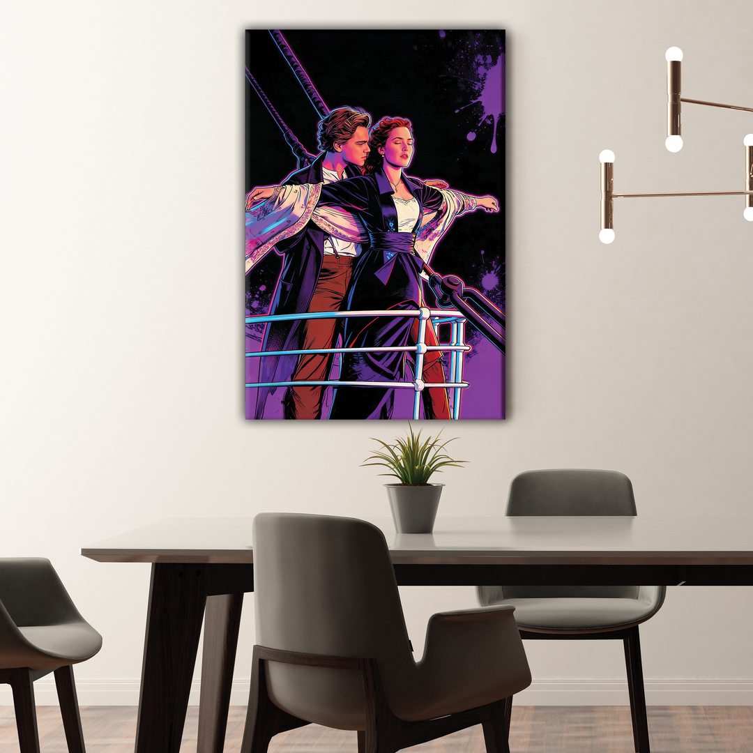 Titanic (1997) — Leonardo DiCaprio - Kate Winslet - POPART Canvas