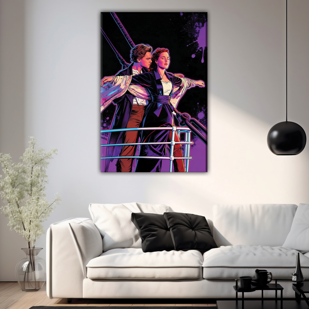 Titanic (1997) — Leonardo DiCaprio - Kate Winslet - POPART Canvas